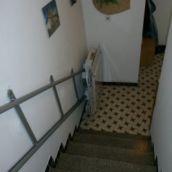 Šikmá schodišťová plošina SP-DELTA, Instalace v rodinných domech
