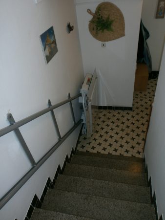 Šikmá schodišťová plošina SP-DELTA, Instalace v rodinných domech